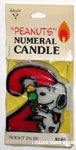 Snoopy with Ice Cream Cone Birthday Candle