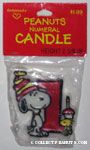 Snoopy and Woostock with Cupcake Birthday Candle