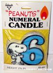 Snoopy standing Birthday Candle