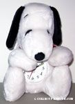 Snoopy plush doll with Clock tummy