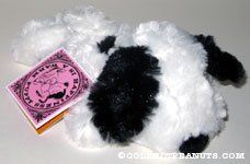 Snoopy laying on tummy White Small Plush