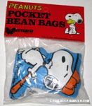 Snoopy leaning on baseball bat Pocket Bean Bag
