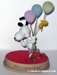 Snoopy & Woodstock with Balloons Figurine