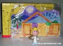 Sally as Angel with Creche