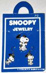 Snoopy Dancing Pin and Earrings
