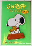 Snoopy & Woodstock sitting in dog dish Pin