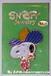 Snoopy cowboy portrait Pin