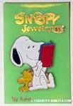 Snoopy and Woodstock reading book Pin