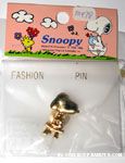 Snoopy sitting on stool gold-tone Pin