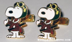 Peanuts & Snoopy Cuff Links
