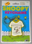 Snoopy hugging tennis racket T-shirt Keychain