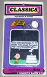Charlie Brown & Snoopy guarding house Comic Keychain