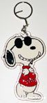 Joe Cool Smiling Keychain