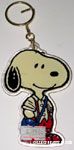 Snoopy wearing '90s outfit Keychain