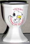 Snoopy carrying Woodstock 'Good Morning' Egg Cup