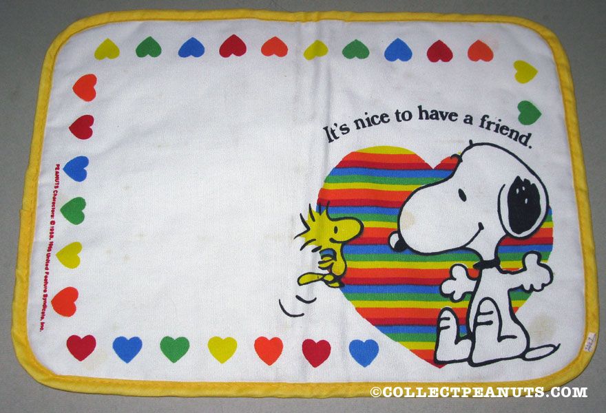 Peanuts Placemats | CollectPeanuts.com