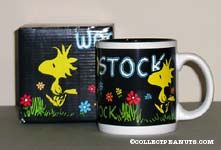 Woodstock with flowers mug
