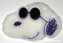 Joe Cool portrait fuzzy Note Pad