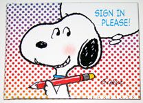 Snoopy with Pencil Notebook