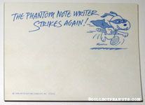 Snoopy in cape and mask Post it Notes