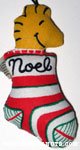 Woodstock in Stocking ornament