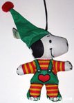 Snoopy Elf ornament