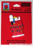 Snoopy on Doghouse Pin