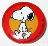 Peanuts & Snoopy The Loving Friend Company Pinback Buttons