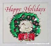 Snoopy on Wreath
