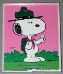 Snoopy beaglescout Framed Print