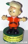 Charlie Brown Baseball Player Push Puppet