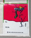 Woodstock in nest gift tag Sticker