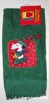 Snoopy and Woodstock sledding