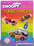Snoopy in Yellow & Pink Race Car Turbo Racer