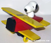 Snoopy in Wooden Bi-plane