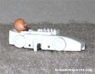 Charlie Brown in White Race Car
