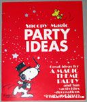 Snoopy Magic Party Ideas Booklet