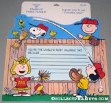 Peanuts Gang playing baseball Father's Day Stand Up Easel Plaque