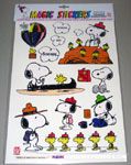 Snoopy & Woodstock Beaglescouts Magic Stickers Sheet